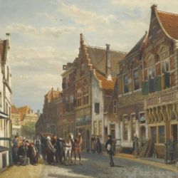 City street with figures